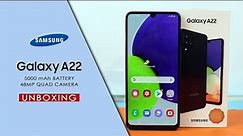 Samsung Galaxy A22 Unboxing | 90Hz Display | OIS | Samsung A22 Price in Pakistan