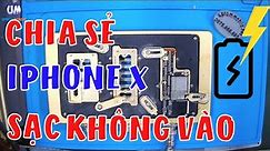Chia sẻ iPHONE X sạc không vào pin | iPhone X Charging Problem Fix Repair uprommobile