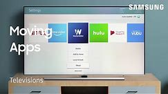 How to move and rearrange Apps on your TV | Samsung US
