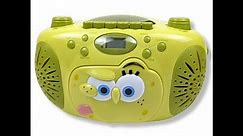 SpongeBob SquarePants SB288 Portable Boombox CD Player Radio Cassette Player