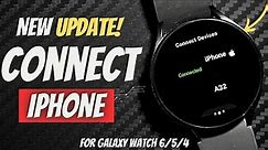 Connect your iPhone with Samsung Galaxy Watch 6 / Galaxy watch 4 / 5