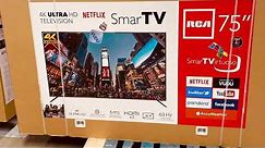RCA 65" 4K Ultra HD Smart TV, RNSMU6540 Television UNBOXING
