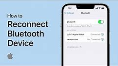 How To “Unforget” A Bluetooth Device on iPhone (Reconnect)