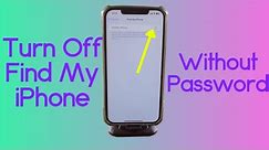How to Turn Off Find My iPhone without Password [Step-by-step]