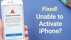 Iphone 5s Unable To Activate Fix Easy | Activation Lock or Unable to Activate