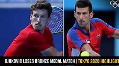 Tennis Tokyo 2020: Carreno-Busta beats Djokovic