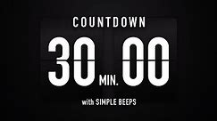 30 Minutes Countdown Timer Flip Clock ✔️