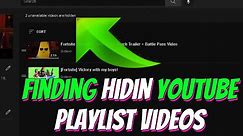 Getting rid of "Unavailable videos are hidden" in YouTube playlists - 2021