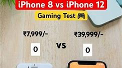 iPhone 8 vs iPhone 12 Gaming test #shorts #short #iphone8in2024 #iphone8gaming #techguidedeepak