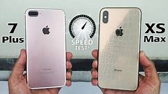 iPhone 7 Plus vs iPhone XS Max in 2022 | SPEED TEST!