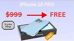 How To Get The iPhone 13 Pro For Free in 2023 From AMAZON! [ Easy Trick ]