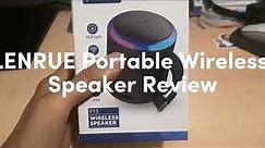 LENRUE Portable Wireless Speaker Unboxing and Review