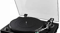 Fluance RT81 Turntable with AT95E Cartridge, Belt Drive, Built-in Preamp, Adjustable Counterweight - Piano Black