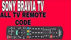 sony bravia tv remote code sony remote codes
