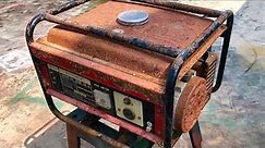 Restoration old EC1500CX generator | Restore and repair old HONDA generator rusty antique