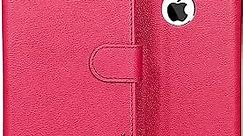 iPhone 6 Case, BUDDIBOX [Wallet Case] Premium PU Leather Wallet Case with [Kickstand] Card Holder and ID Slot for Apple iPhone 6, (Pink)