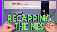 Recapping the Original Nintendo NES Frontloader | Beginner's Guide to Retro