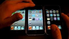 iPod Touch 4G vs 3G vs 2G Speed And Hardware Comparison