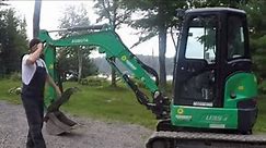 445 Kubota U35 4 Mini Excavator. Overview. Beginner - First time! Clearing Forest Trails. Part 4