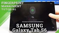 How to Add Fingerprint in SAMSUNG Galaxy Tab S6 – Find Fingerprint Options