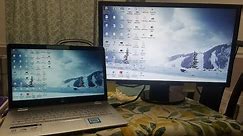 How to Connect your Laptop to a Screen *with HDMI cable*