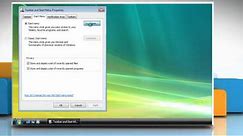 Windows® Vista: Change Start menu icon size