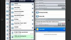 iPad tutorial - Goodreader - Basics of WebDAV