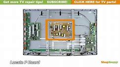 NO POWER TV REPAIR Panasonic N0AB5JK00001 Plasma TV Repair Tips: P Boards / Power Supply Unit Boards