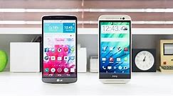 LG G3 vs HTC One (M8)