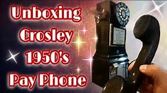 Crosley 1950's Pay Phone (Unboxing)
