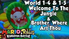 ABM: Mario+Rabbids Kingdom Battle World Gameplay!! 1-4 & 1-5 HD
