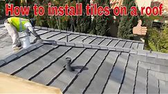 Installing a Tile Roof , this video explains step by step how to do it ,fix roofs, stop water leaks.