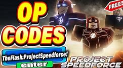 ALL NEW *SECRET* CODES in THE FLASH PROJECT SPEEDFORCE CODES 2024 ( The Flash Project Speedforce )