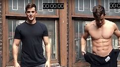 Here's a Gratuitous Video of a Male Model Seeing How Many Times He Can Take His Shirt Off in a Minute