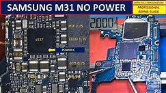 Samsung M31 No Power Repair Guide With Full Explaination 🥰🥰🥰
