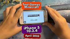 Minecraft | iPhone 5 | iOS 10.3.4