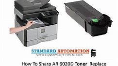 How to Refill Toner in Sharp Copier AR 6020/6023/6026/6031
