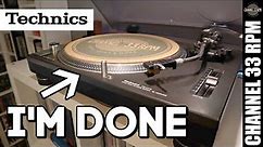 My Technics SL1200 18 months later - last turntable I will ever need