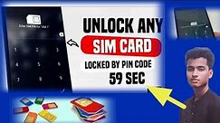 How to Unlock a Locked SIM Card |