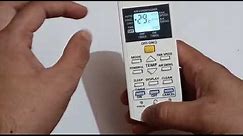 Panasonic ac: sleep timer setup | ac timer on/off / how to set AC timer on remote / #technoalfi