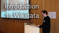 An introduction to Wikidata by Ewan McAndrew | Wikimedia UK