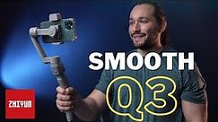 SMOOTH-Q3 Unboxing, Setup, and Gimbal Filming Modes