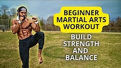 Beginner Martial Arts Workout For Strength And Balance