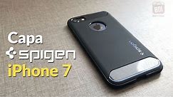 Unboxing capa Spigen Rugged Armor iPhone 7