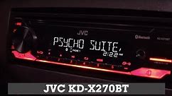 JVC KD-X270BT Display and Controls Demo | Crutchfield Video