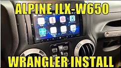 How to Install a Alpine ILX-W650 in a Jeep Wrangler
