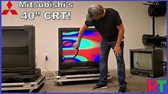 The Biggest CRTs still in use: The Mitsubishi 40" Tube TV