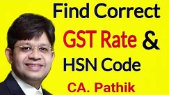hsn code for gst | How to find hsn code of your product | HSN Code finder | Find GST & HSN code Rate