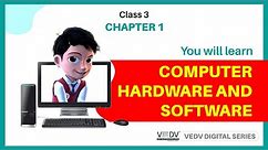 COMPUTER HARDWARE AND SOFTWARE - class 3 chapter 1 (English)