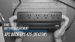 APC Back-UPS 425 (BE425M) Battery Replacement (Part 1 of 2)